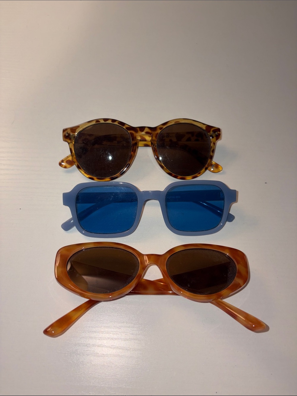 American Eagle Outfitters Trio Sunglasses - Tortoise & Blue